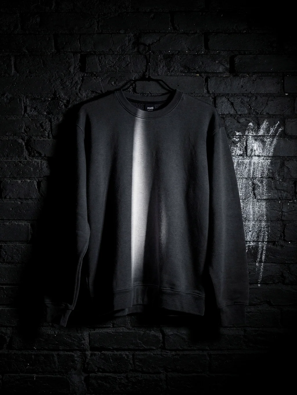 500 GSM French Terry charcoal crewneck sweatshirt