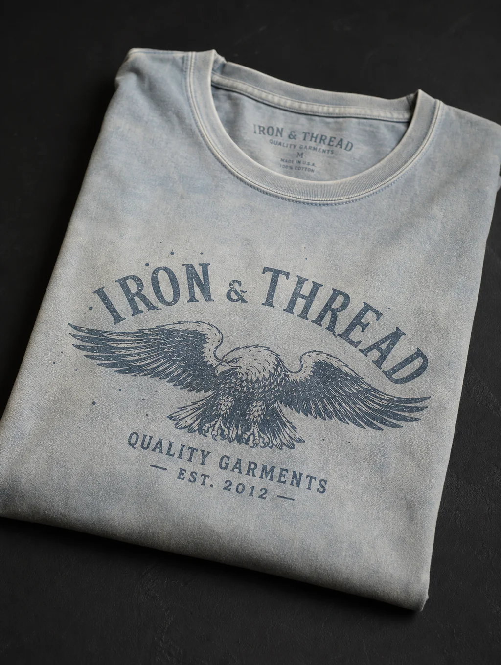Authentic single-stitch vintage rock tour graphic tee