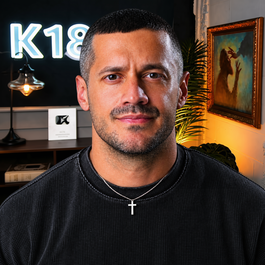 Shane Miller close-up studio headshot for Kingdom 180
